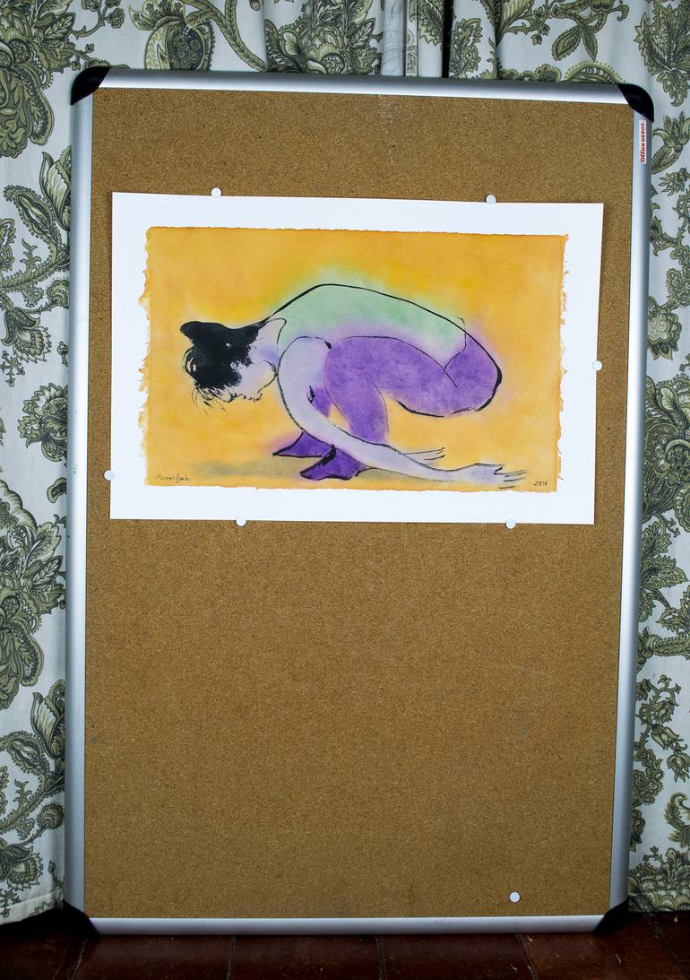 Original Expressionism Health & Beauty Painting by Marcel Garbi