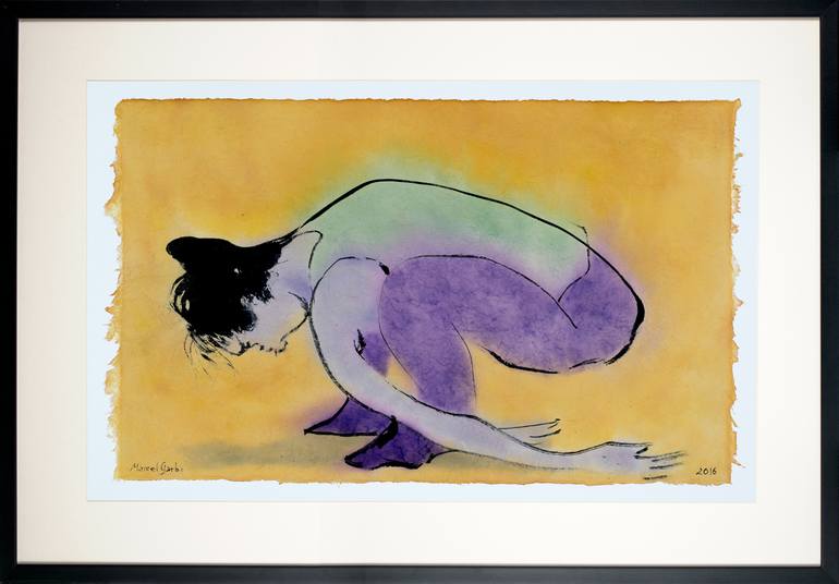 Original Expressionism Health & Beauty Painting by Marcel Garbi