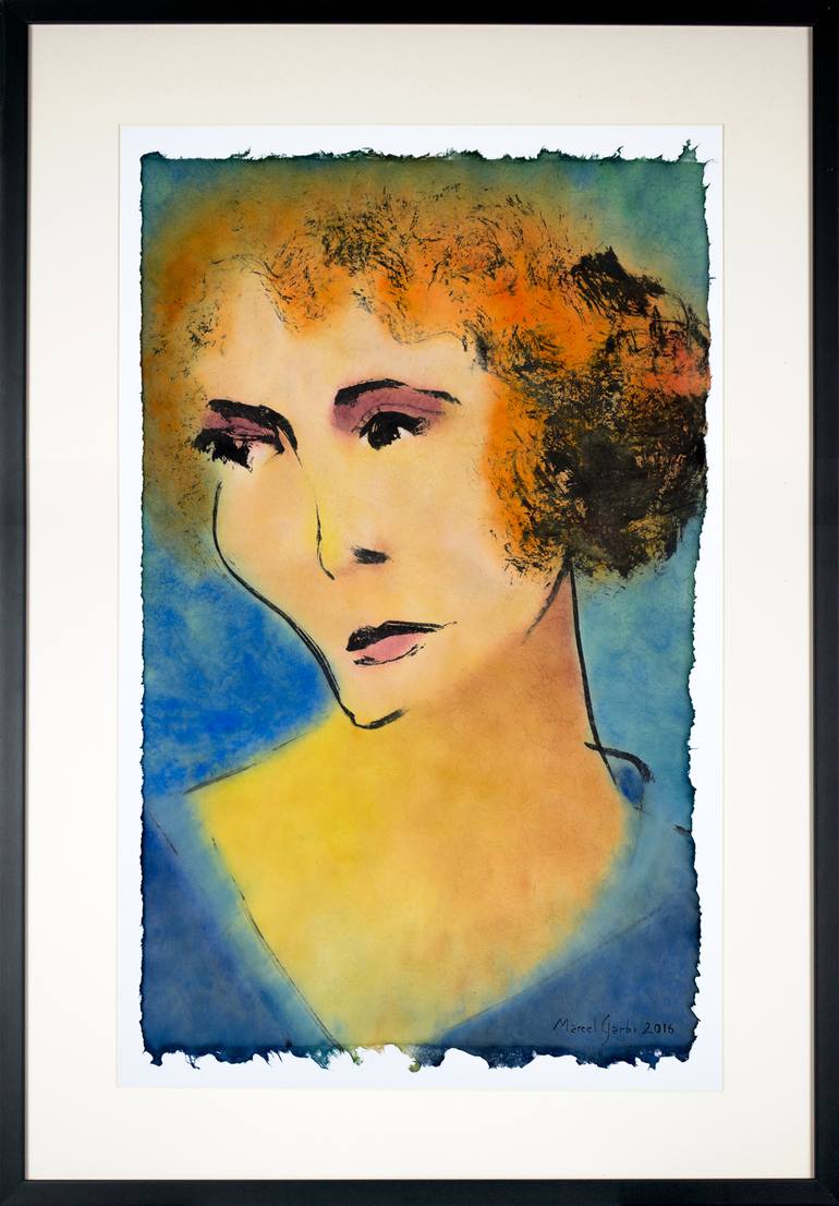 Original Women Painting by Marcel Garbi