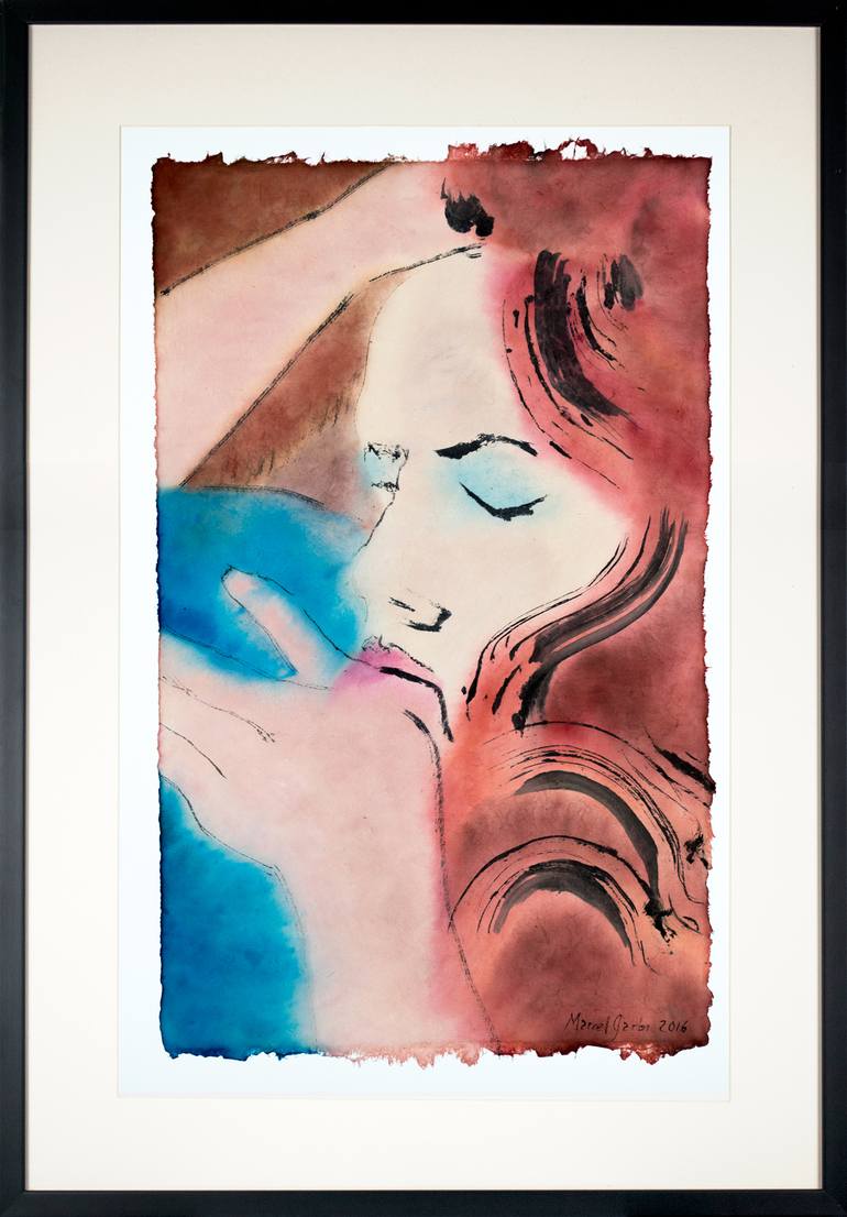 Original Modern Love Painting by Marcel Garbi