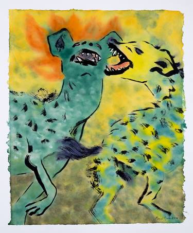 Original Modern Animal Paintings by Marcel Garbi