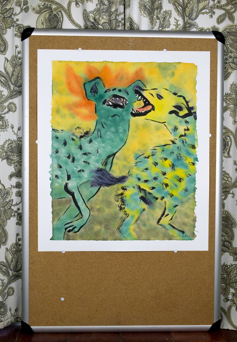 Original Animal Painting by Marcel Garbi