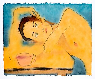 Original Nude Drawings by Marcel Garbi