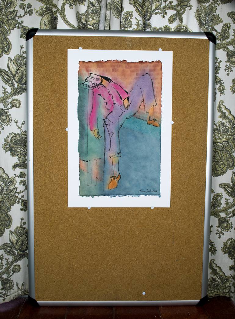 Original Expressionism Pop Culture/Celebrity Drawing by Marcel Garbi