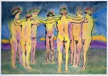 Original Nude Paintings by Marcel Garbi