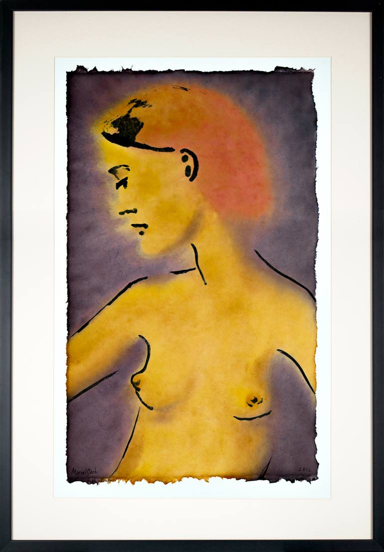 Original Women Painting by Marcel Garbi