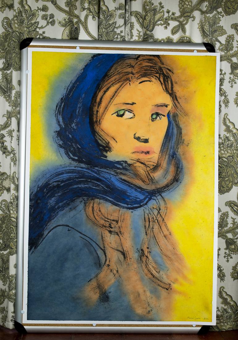 Original Fashion Painting by Marcel Garbi