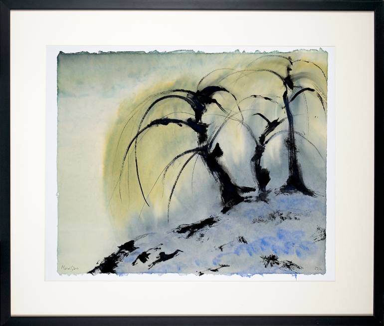 Original Minimalism Landscape Painting by Marcel Garbi