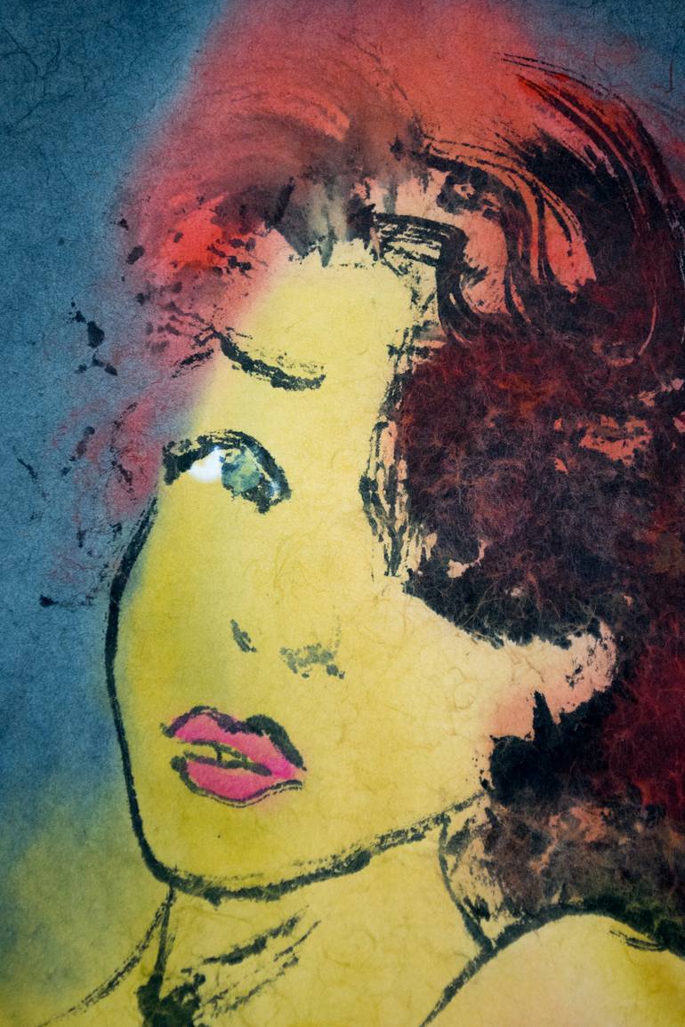 Original Expressionism Nude Painting by Marcel Garbi