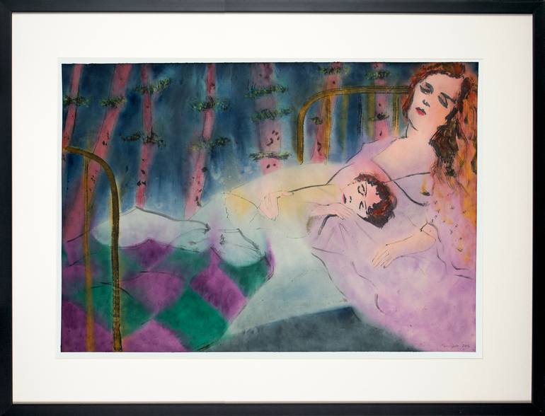 Original Fantasy Painting by Marcel Garbi