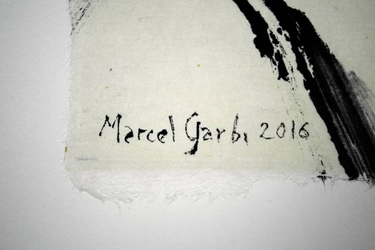 Original Expressionism People Drawing by Marcel Garbi