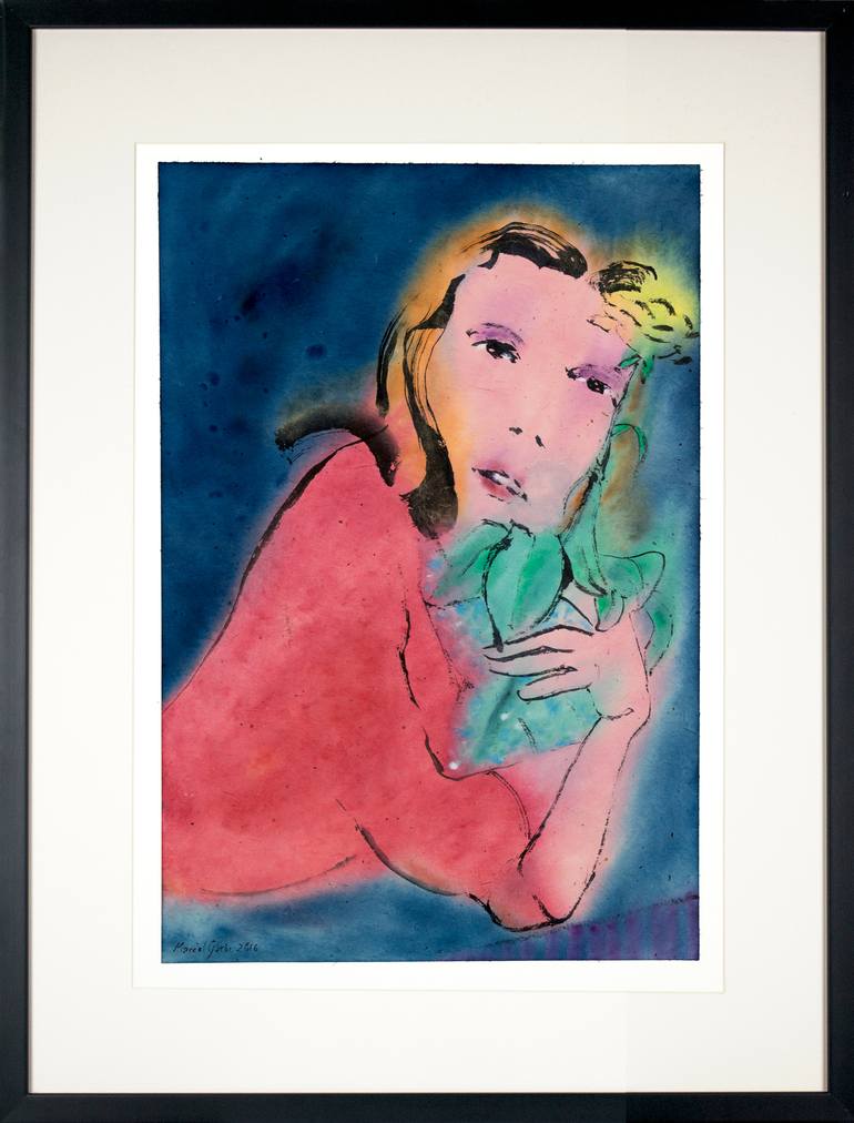 Original Women Painting by Marcel Garbi