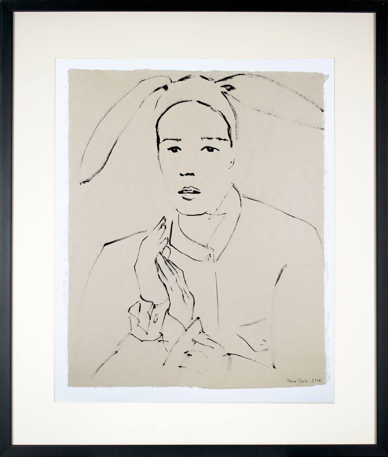 Original Performing Arts Drawing by Marcel Garbi