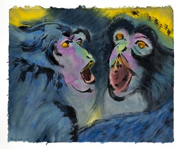 Original Expressionism Animal Paintings by Marcel Garbi