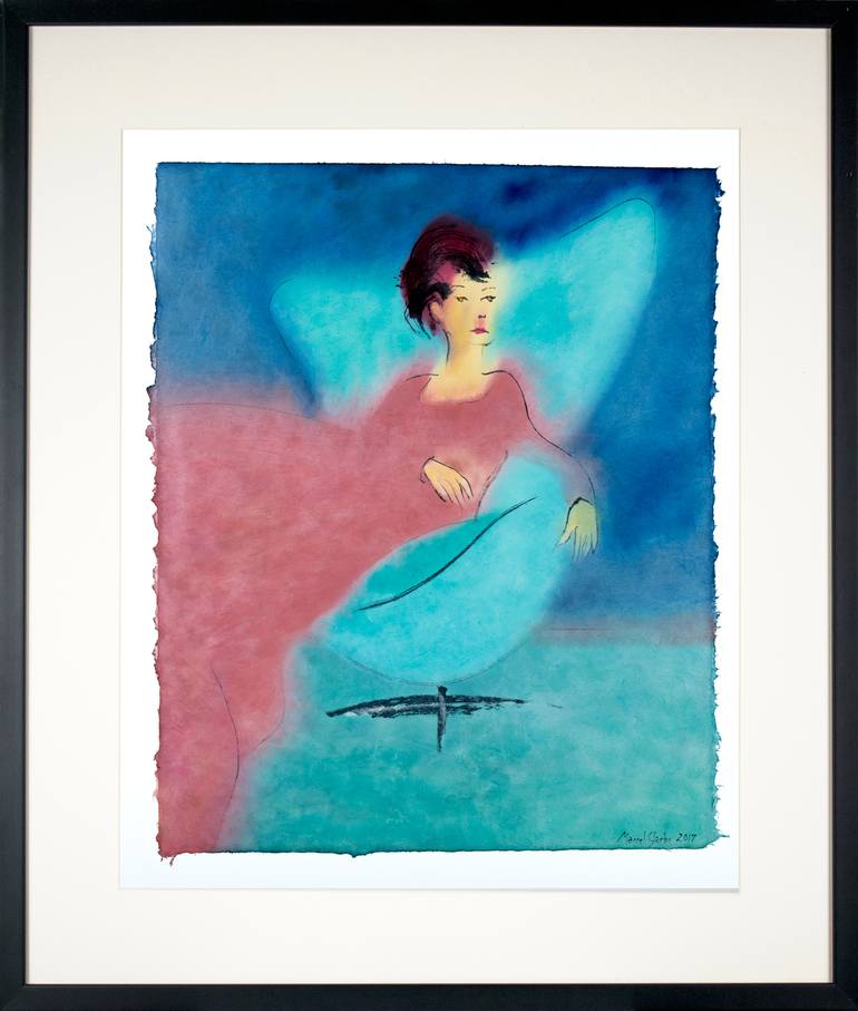 Original Women Painting by Marcel Garbi