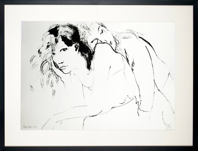 Original Expressionism Mortality Drawing by Marcel Garbi