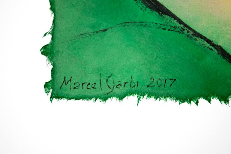 Original Expressionism People Painting by Marcel Garbi