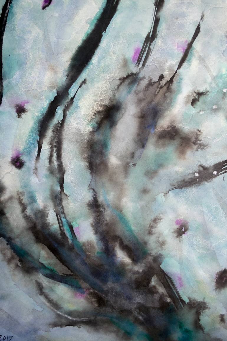 Original Expressionism Nature Painting by Marcel Garbi