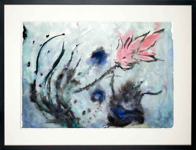 Original Expressionism Nature Painting by Marcel Garbi