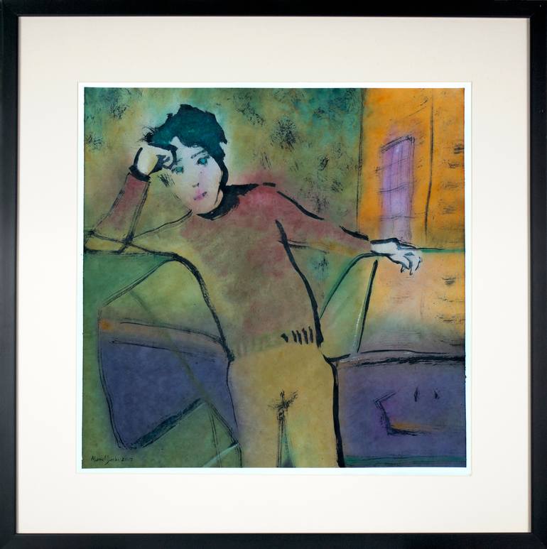 Original Expressionism Mortality Painting by Marcel Garbi