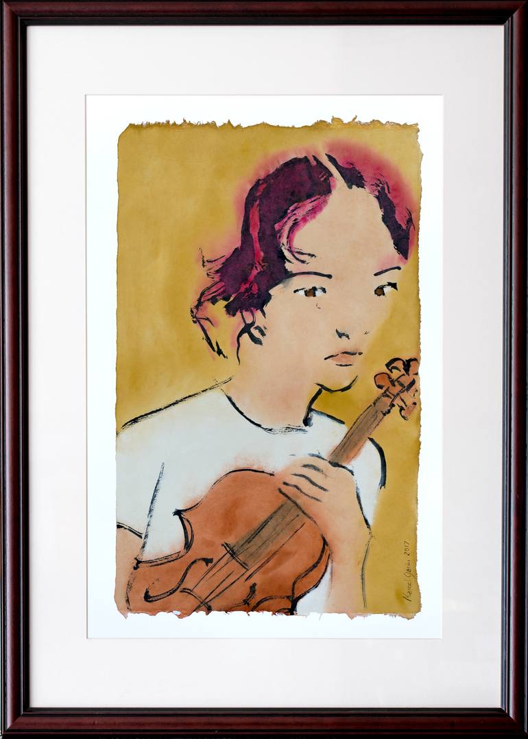 Original Expressionism Music Painting by Marcel Garbi