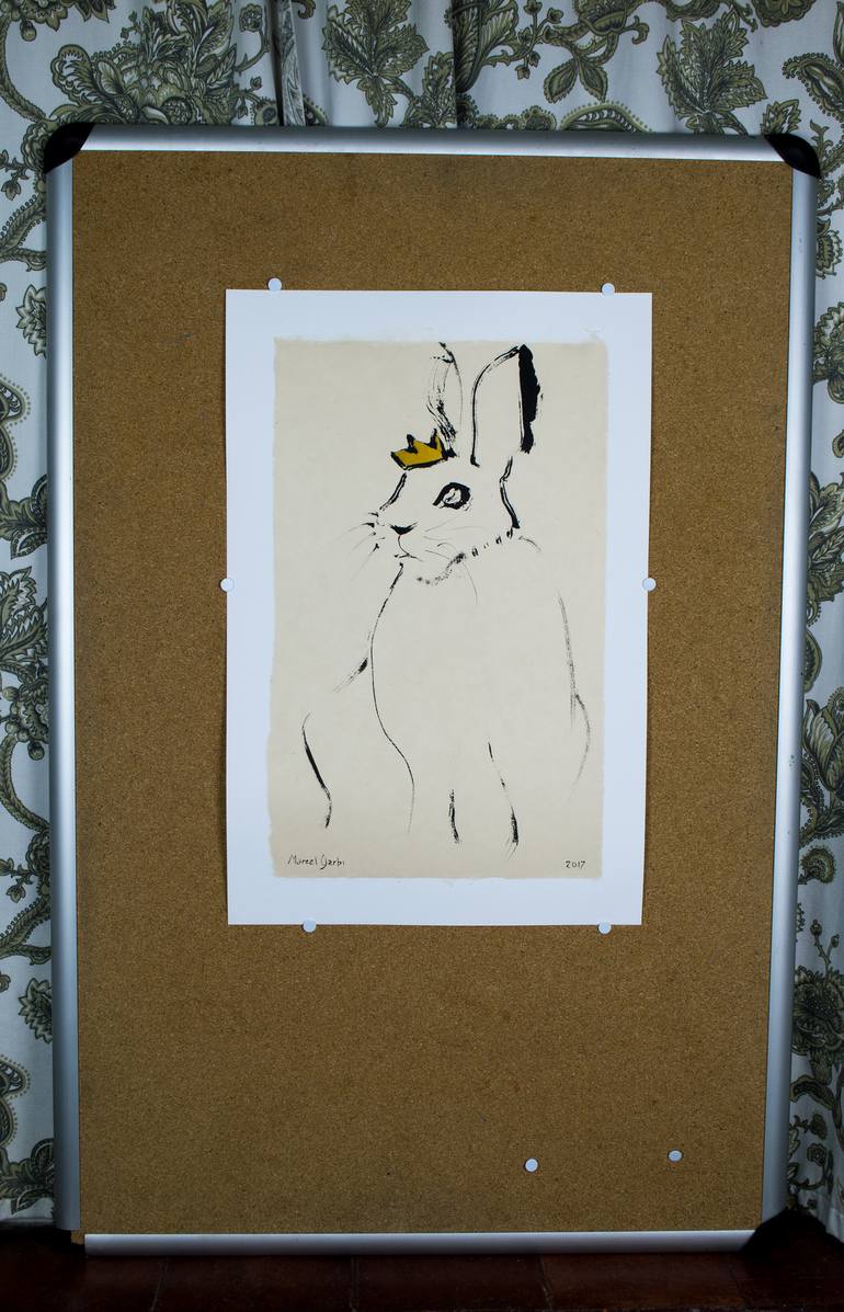 Original Expressionism Animal Drawing by Marcel Garbi