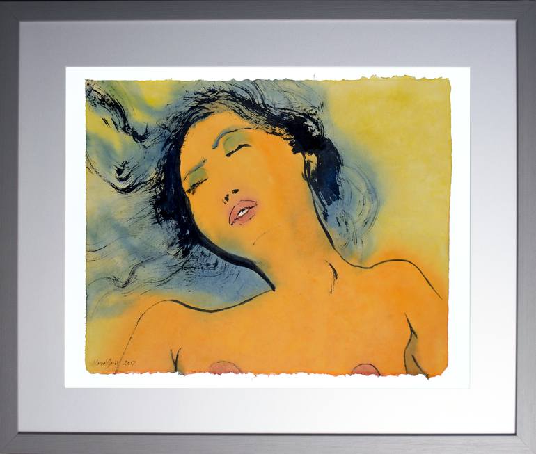 Original Erotic Painting by Marcel Garbi