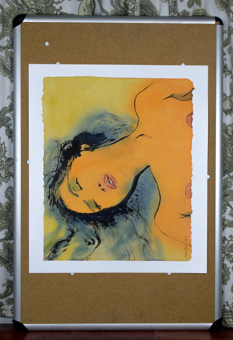 Original Erotic Painting by Marcel Garbi