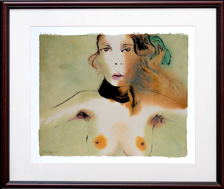 Original Nude Painting by Marcel Garbi