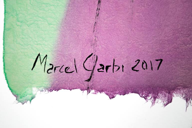 Original Expressionism People Painting by Marcel Garbi