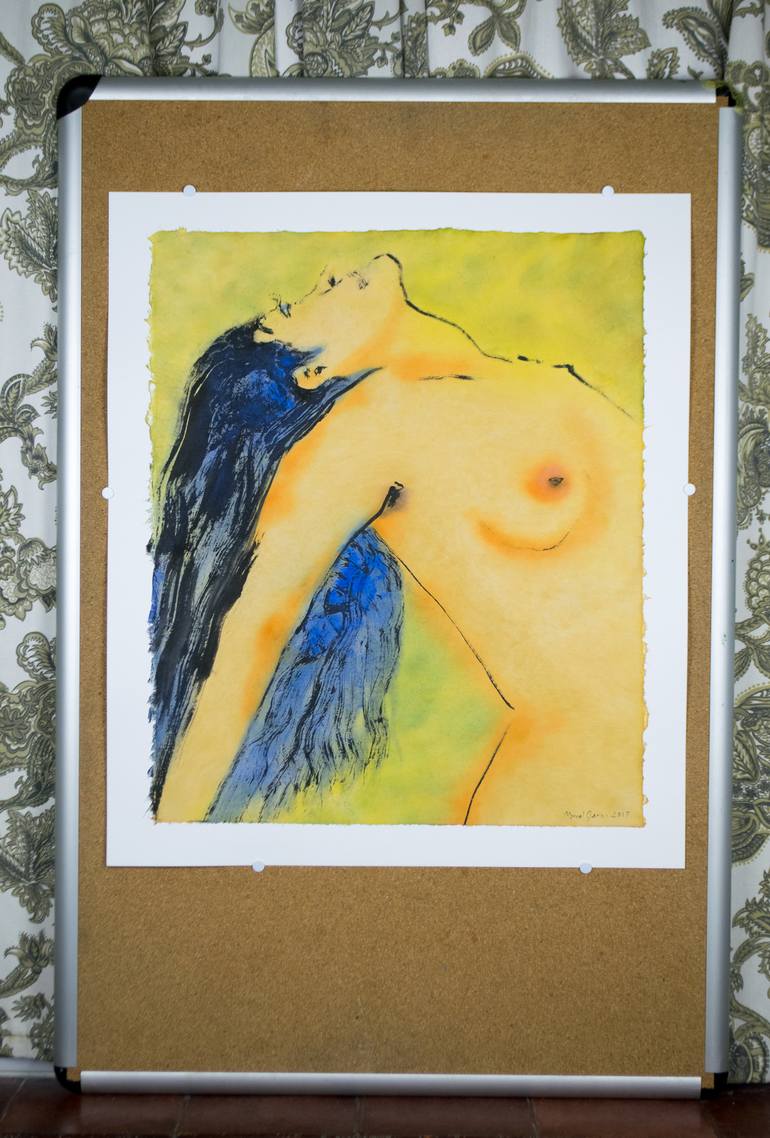 Original Nude Painting by Marcel Garbi