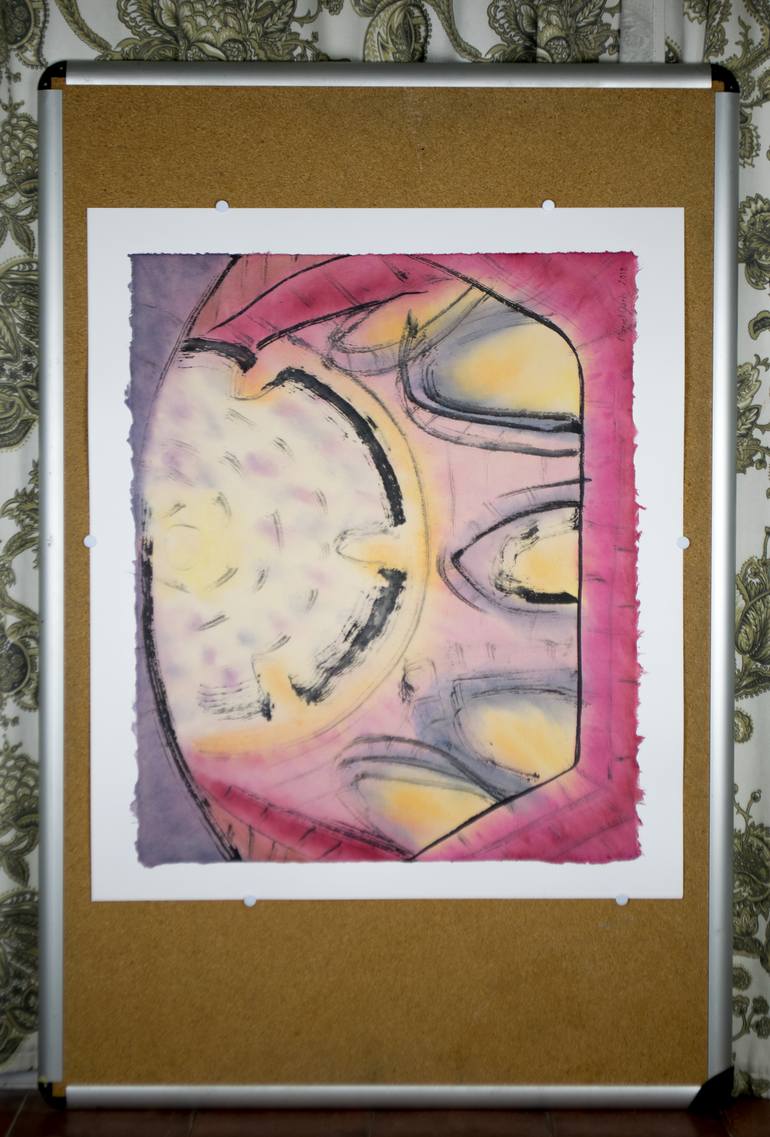 Original Expressionism Architecture Painting by Marcel Garbi