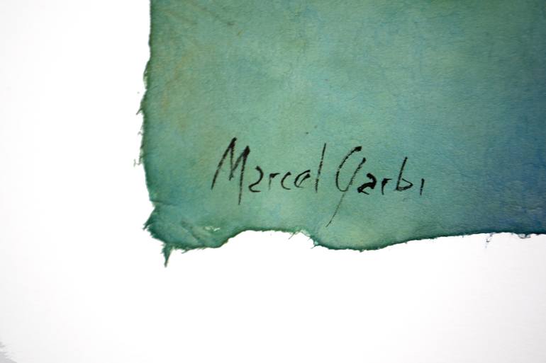 Original Expressionism Nude Painting by Marcel Garbi