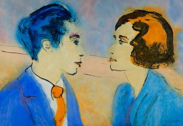 Original Expressionism Love Paintings by Marcel Garbi