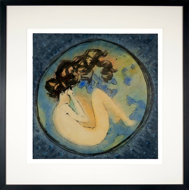 Original Classical mythology Painting by Marcel Garbi