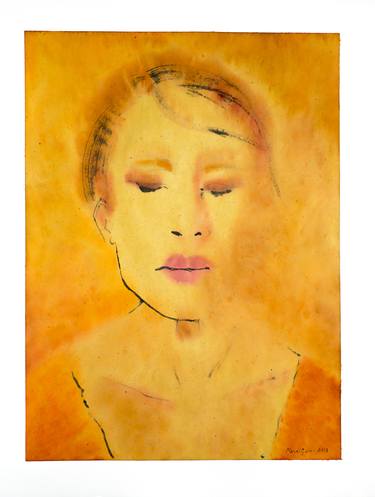 Original Expressionism Portrait Paintings by Marcel Garbi