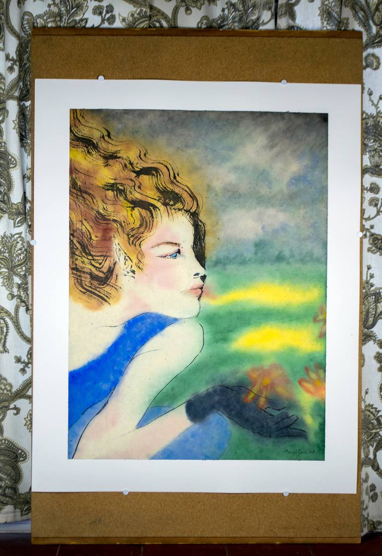 Original Expressionism Fantasy Painting by Marcel Garbi