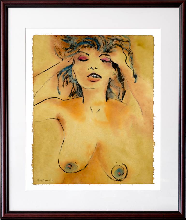 Original Nude Painting by Marcel Garbi