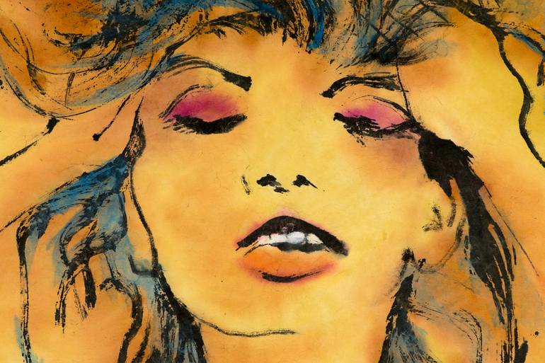 Original Expressionism Nude Painting by Marcel Garbi