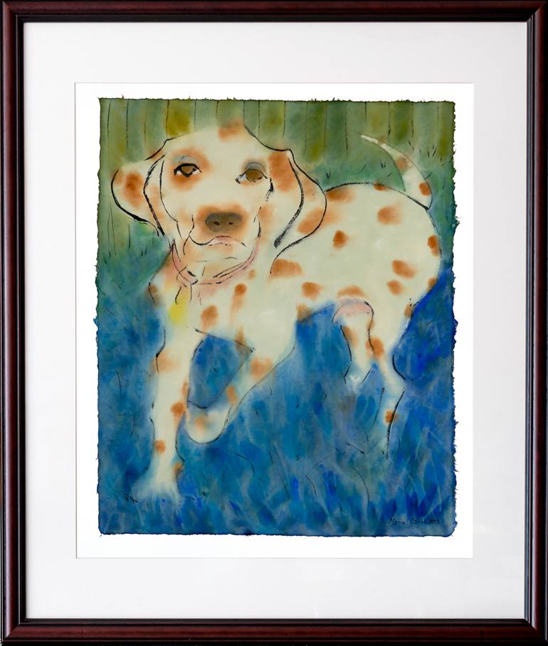 Original Expressionism Animal Painting by Marcel Garbi