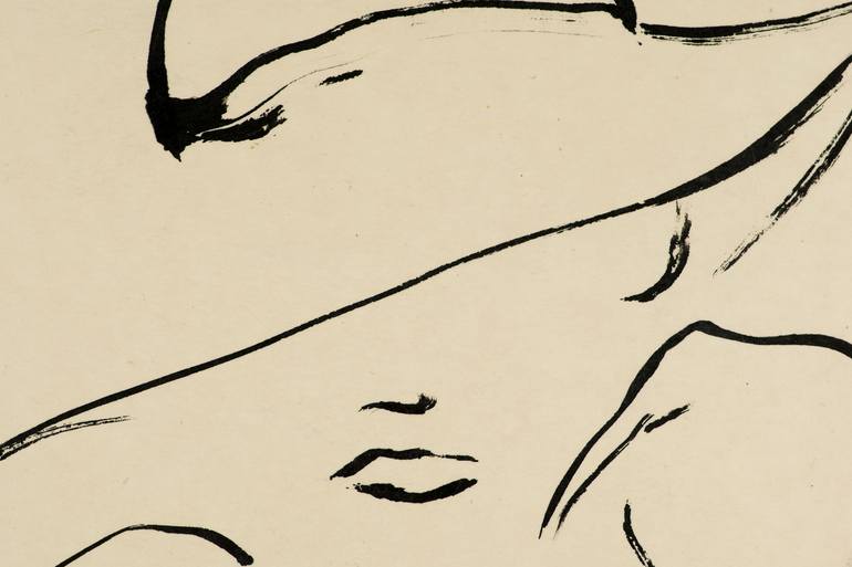 Original Expressionism Fashion Drawing by Marcel Garbi
