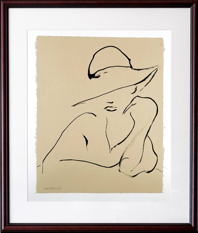 Original Expressionism Fashion Drawing by Marcel Garbi