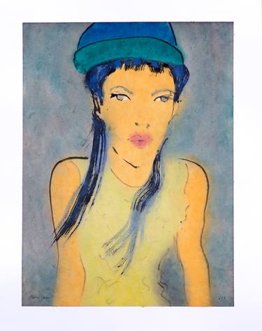 Original Expressionism Fashion Paintings by Marcel Garbi