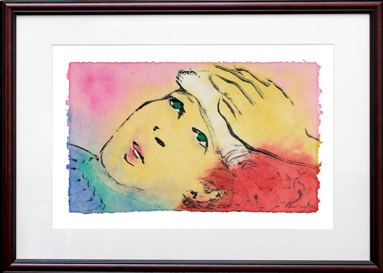 Original Expressionism Health & Beauty Painting by Marcel Garbi