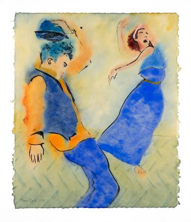 Original Expressionism Performing Arts Paintings by Marcel Garbi