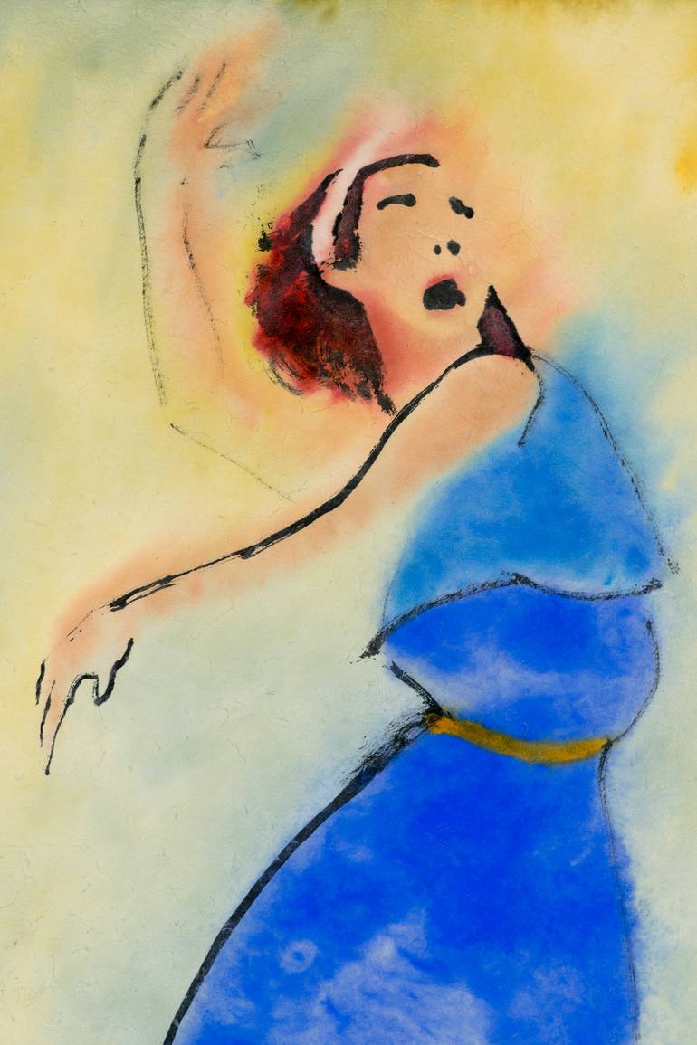 Original Expressionism Performing Arts Painting by Marcel Garbi