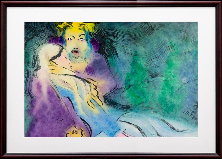 Original Expressionism Performing Arts Painting by Marcel Garbi