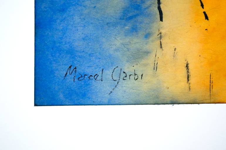 Original Expressionism Women Painting by Marcel Garbi