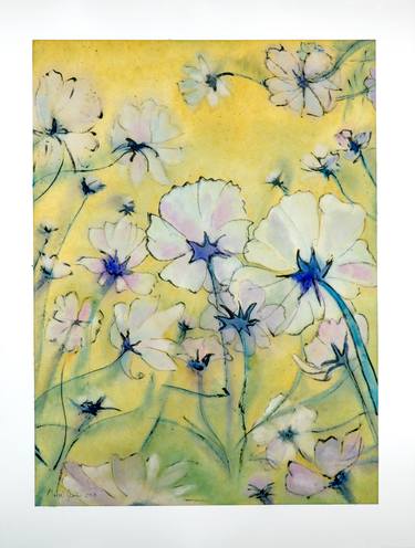 Original Floral Paintings by Marcel Garbi