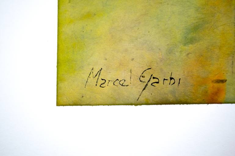 Original Expressionism People Painting by Marcel Garbi